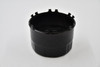 Blank Black Wheel Center Cap Hub Cap BLANK/OE/4.5 4.5" Push In Open End No Log/Inset