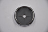 Blank Chrome w/ Gray Middle Wheel Center Cap Hub Cap C-080 2.375" No Logo/Inset, Snap In