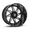 24" American Truxx Vortex 24x14 Black Milled 5x150 Wheel -76mm For Toyota Rim
