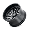 Set 4 20" Cali Off-Road Purge 20x10 Gloss Black Milled Spokes 8x170 Wheels -25mm