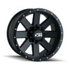 20" Ion 134 20x9 Matte Black Black Beadlock 5x150 Wheel 0mm Rim For Toyota