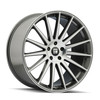 Set 4 20" Touren TR92 20x10.5 Gloss Graphite Machined 5x112 Wheels 35mm Rims