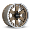 18" RTX Ozark Satin Bronze Machined Lip Wheel 18x9 6x5.5 0mm Truck Suv Rim