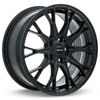 Set 4 17" RTX Concorde Satin Black Wheels 17x7.5 5x4.5 40mm Truck Suv Rims