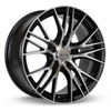 17" RTX Vertex Black Machined Wheel 17x7.5 5x4.5 40mm Truck Suv Rim