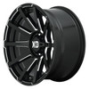 XD XD847 Outbreak 17x8 5x5.0 Gloss Black Milled Wheel 17" 35mm Rim