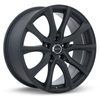 17" RTX Contour Matte Black Wheel 17x7.5 5x4.5 40mm Truck Suv Rim