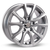 Set 4 17" RTX Contour Silver Alloy Wheels 17x7.5 5x108 40mm Rims