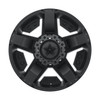 Set 4 17" XD XD811 Rockstar II 17x9 Matte Black 5x4.5 5x5 Wheels -12mm Rims