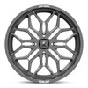 MSA Offroad Wheels M47 Sniper 24x7 4x137 Gunmetal Milled Wheel 24" 10mm Rim