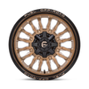 Set 4 Fuel 20" D797 Arc 20x10 8x6.5 -18mm Platinum Bronze Black Lifted Wheels
