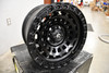 Set 4 Fuel D633 Zephyr 17x9 6x5.5 Matte Black Wheels 17" -12mm Rims