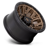 Set 4 Fuel D826 Traction 20x9 6x5.5 Bronze With Black Ring Wheels 20" 1mm