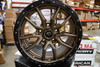 Set 4 Fuel D681 Rebel 18x9 5x5 Matte Bronze Black Bead Ring Wheels 18" 1mm