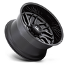 Set 4 24" Fuel D807 Hurricane 24x12 8x170 -44mm Gloss Black Milled Lifted Wheels