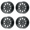 Set 4 Black Rhino Stadium 16x8 5x4.5 Matte Black Wheels 16" -10mm Rims Set 4 Black Rhino Stadium 16x8 5x4.5 Matte Black Wheels 16" -10mm Rims