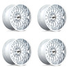 Set 4 Moto Metal MO809 Stinger 20x10 5x5 5x5.5 Chrome Wheels 20" -18mm Rims