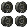 Set 4 Black Rhino Legion 17x9 6x5.5 Olive Drab Green With Black Wheels 17" 0mm
