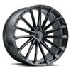 Set 4 OHM Proton 19x8.5 5x4.5 Gloss Black Wheels 19" 30mm Rims