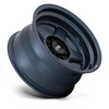 Set 4 KMC KM728 Lobo 17x8.5 6x120 Metallic Blue Wheels 17" 18mm Rims