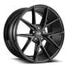 Set 4 Niche M117 Misano 17x8 5x4.5 Matte Black Wheels 17" 40mm Rims