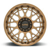 Set 4 KMC KM722 Technic 18x9 5x5 Matte Bronze Wheels 18" 0mm Rims