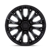 Fuel 1PC D847 Rebar 17x9 6x135 Blackout Wheel 17" -12mm Rim