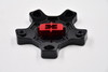 Vision 405 Korupt C405GBR-65V Black w/Red Wheel Center Cap Fit 5x4.5 5x5 & More