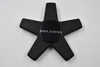 Milanni Matte Black w/ Chrome Logo Wheel Center Cap Hub Cap C565501(N) 6" Milanni VK-1 464