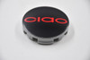 CIAO Black w/ Red Logo Wheel Center Cap Hub Cap DC-0202 2.375" Snap In
