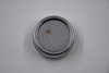 Blank Chrome Metal Wheel Center Cap Hub Cap 2.375/BLANK/NL 2.375" Push In, No Logo/Inset