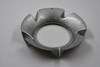 NOS Fittipaldi CPO Silver Wheel Center Cap Hub Cap 2370151 6.25" Open End, No Logo/Inset