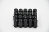 Set 20 Black Lug Nuts 3/4 Hex - 14mm x 1.5 1.75" Tall M14x1.5