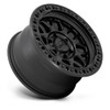 Set 4 KMC KM549 Grs 17x9 6x5.5 Satin Black Wheels 17" -12mm Rims