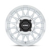 KMC Powersports KS138 Impact Utv 15x10 4x156 Silver Machined Face Wheel 15" 0mm