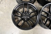 Set 4 20" Voxx Replica Hellcat Widebody Red Eye Matte Black 20x9 5x115 20mm Rims