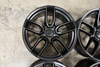 Set 4 20" Voxx Replica Hellcat Widebody Red Eye Matte Black 20x9 5x115 20mm Rims