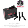 Gorilla Spline Lug Bolt Kit Conical 12mm x 1.25 Black 20 Lug Bolts w/ Key