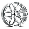 22" Voxx Replica SSW Chrome Wheel 22x9 6x5.5 31mm For Chevy GMC Ram Rim