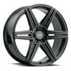 Set 4 18" Voxx Sotto Gloss Black Wheels 18x8.5 6x132 6x5.5 39mm Rims