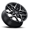 Set 4 18" Voxx Paso Gloss Black w/ Machined Face Wheels 18x8 5x110 5x115 45mm
