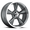 18" Voxx B/G Rod Works Old School Gun Metal Machined Lip Wheel 18x8 5x4.75 0mm Rim