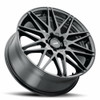 Set 4 17" Voxx Nice Gloss Black Wheels 17x7.5 5x4.25 5x4.5 40mm Rims