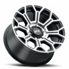 Set 4 17" Voxx G-FX TR-19 Gloss Black Machined Face Wheels 17x8.5 8x6.5 18mm Rim
