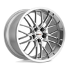19" Cray Eagle 19x10.5 5x4.75 69mm Wheel Silver W/ Mirror Cut Face & Lip Rim