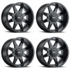Set 4 20" Voxx G-FX TR-12 Matte Black Wheels 20x9 5x5.5 5x150 18mm Truck Rims Set 4 20" Voxx G-FX TR-12 Matte Black Wheels 20x9 5x5.5 5x150 18mm Truck Rims