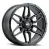 Set 4 17" Voxx G-FX TR-18 Matte Black Wheels 17x8.5 5x5 12mm For Jeep Truck Rims