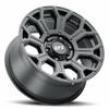 Set 4 17" Voxx G-FX TR-19 Matte Black Wheels 17x8.5 6x5.5 18mm Truck Suv Rims