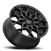 Set 4 18" Voxx Paso Matte Black Wheels 18x8 5x4.25 5x4.5 45mm Rims