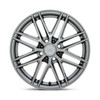 Set 4 16" Motegi MR157 CM8 16x7.5 4x100 4x4.25 25mm Gloss Gunmetal Wheels Rims